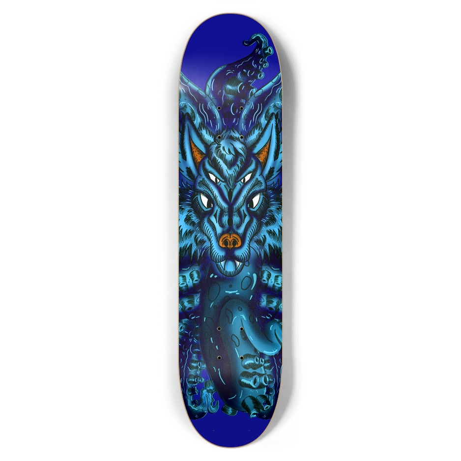 Monopatín Blue Wolf Tulu 7,62"