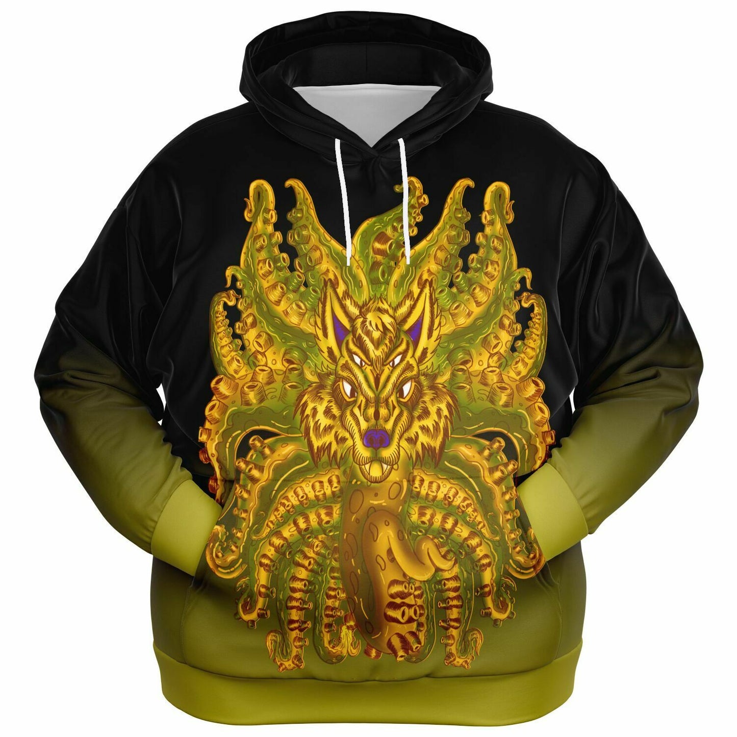 Golden Wolf Tulu Athletic Plus-size Hoodie copy Subliminator