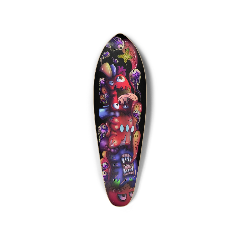 Monopatín ChaosHeart Totem Mini Cruiser