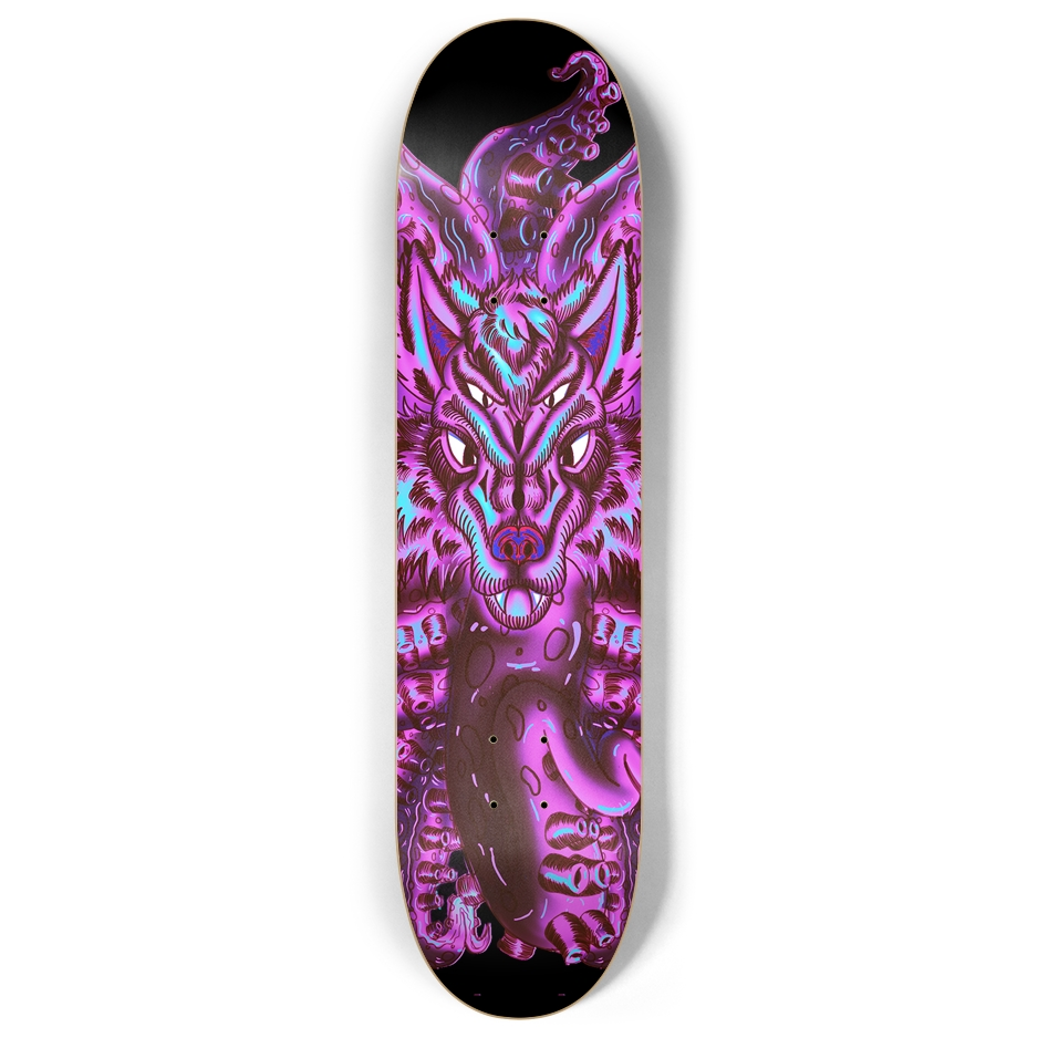 Monopatín Cotton Candy Wolf Tulu de 8"