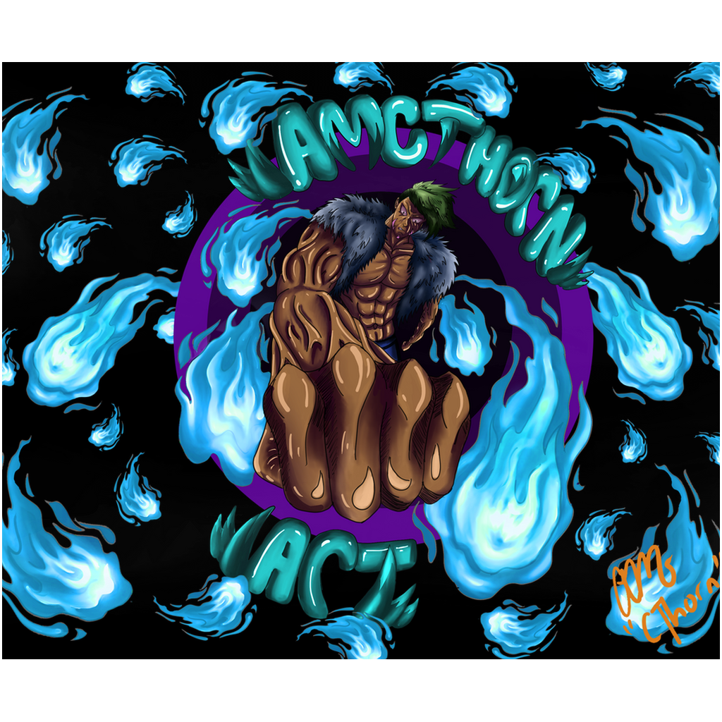 Amcthorn Art Flamesplosion Lámina metálica