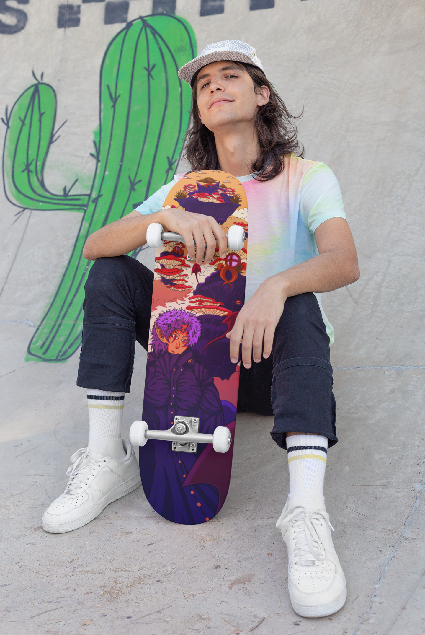 Sky Ray Commander Ultra 3 - 8" Skateboard