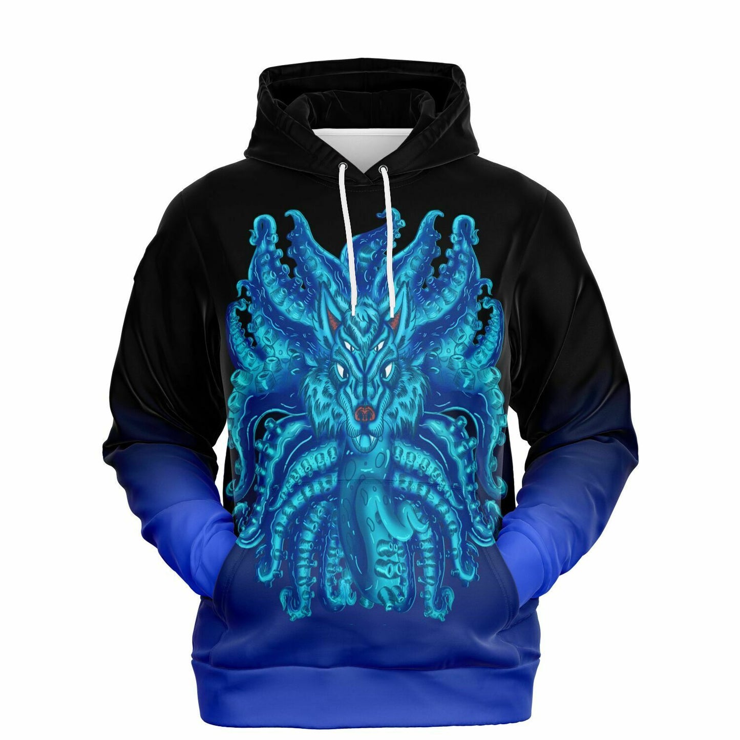 Deep Blue Wolf Tulu Athletic Hoodie Subliminator