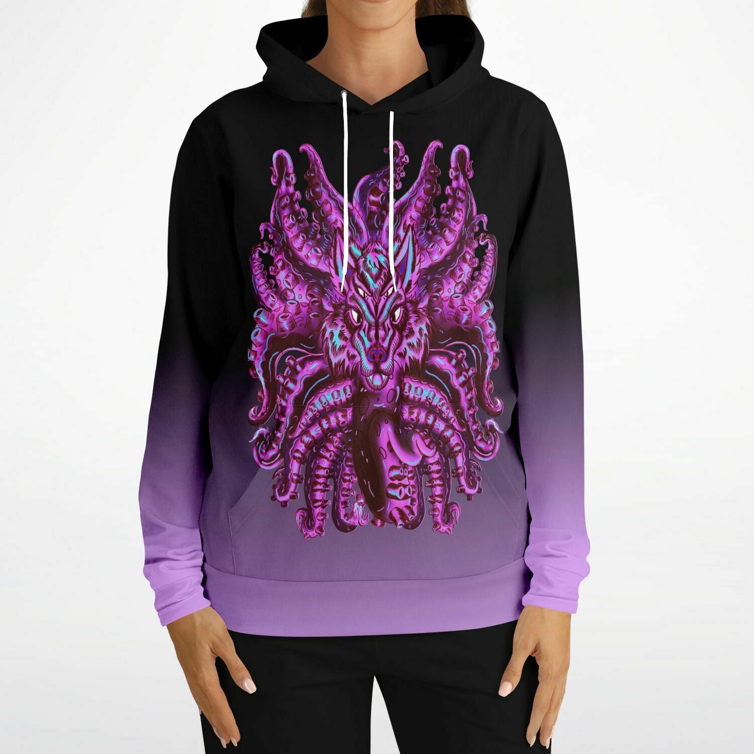 Cotton Candy Wolf Tulu Athletic Hoodie Subliminator