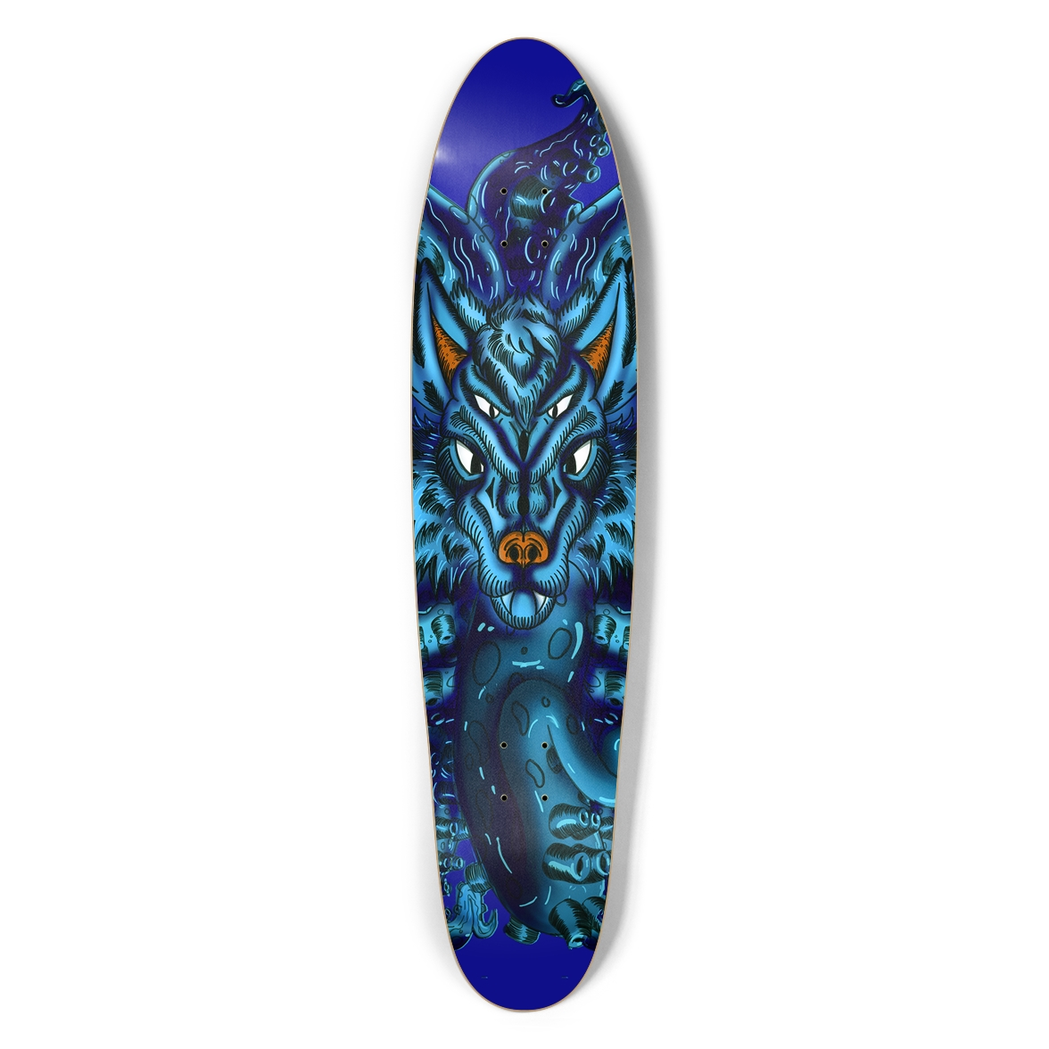 Blue Wolf Tulu Longboard