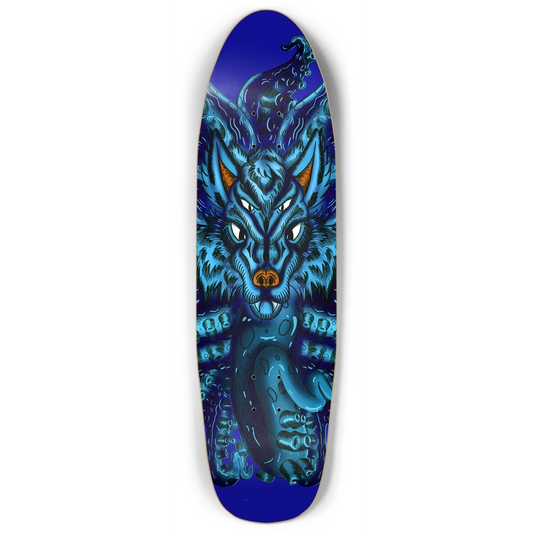 Blue Wolf Tulu Punk Nose Skateboard