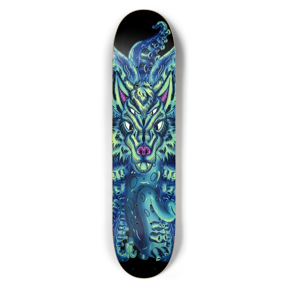 Deep Blue Sea Wolf Tulu "7.5 Skateboard