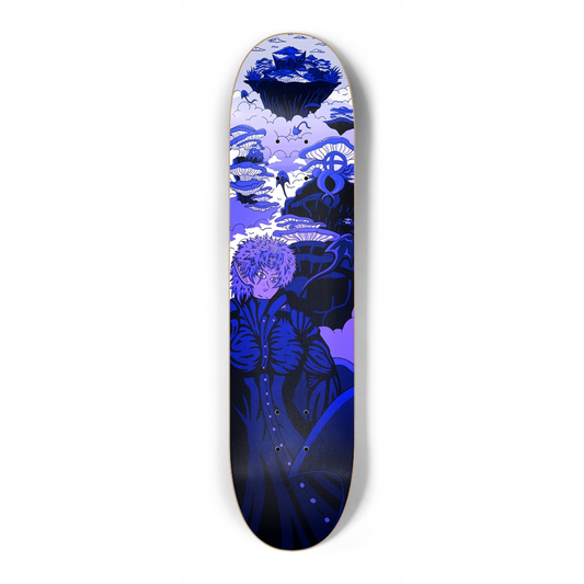 Sky Ray Commander Blue 7.25" Skateboard