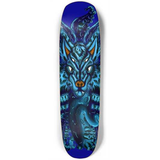 Blue Wolf Tulu Square Nose Skateboard