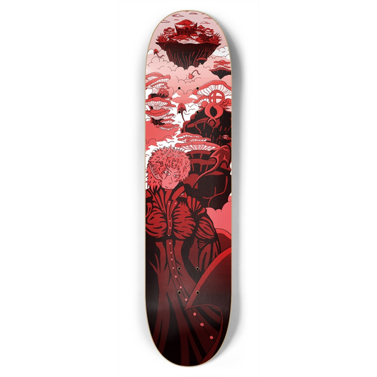 Sky Ray Commander Red 7.75" Skateboard