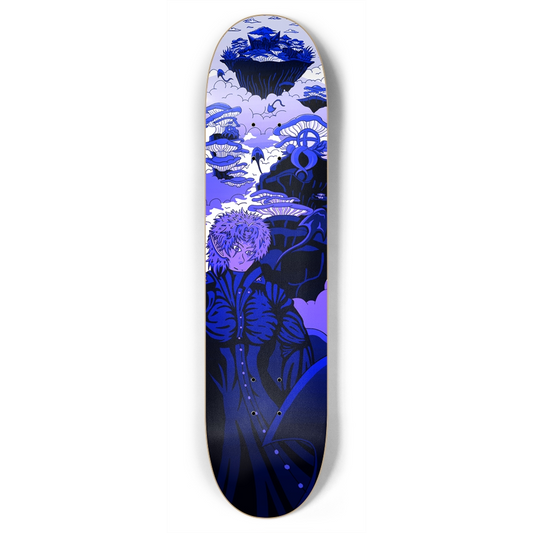 Sky Ray Commander Blue 7.75" Skateboard