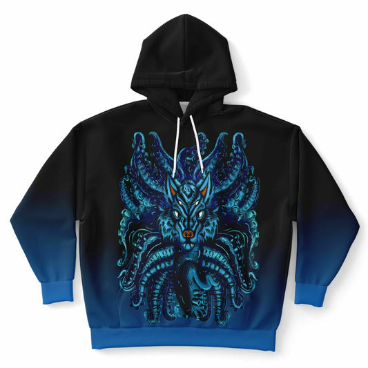 Blue Wolf Tulu Athletic Plus-size Hoodie copy Subliminator