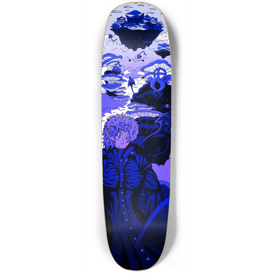 Sky Ray Commander Blue Square Nose Skateboard