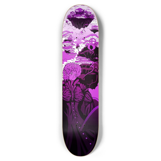 Sky Ray Commander Violet 7.62" Skateboard