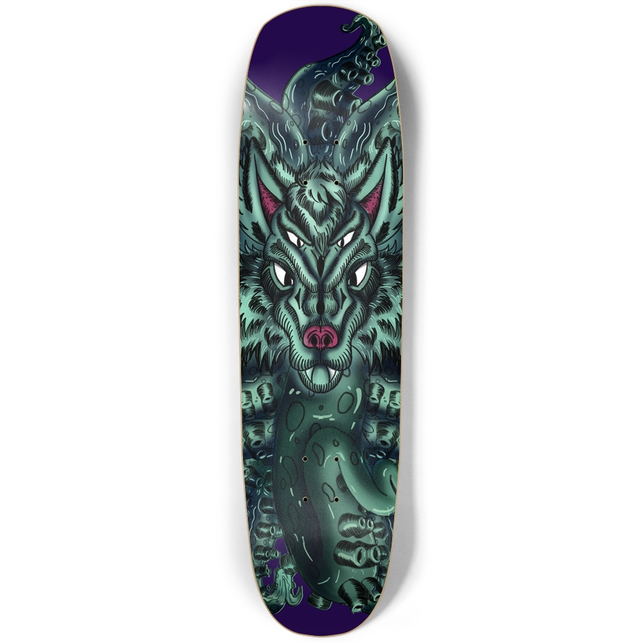 Wolf Tulu Retro Square Nose Skateboard