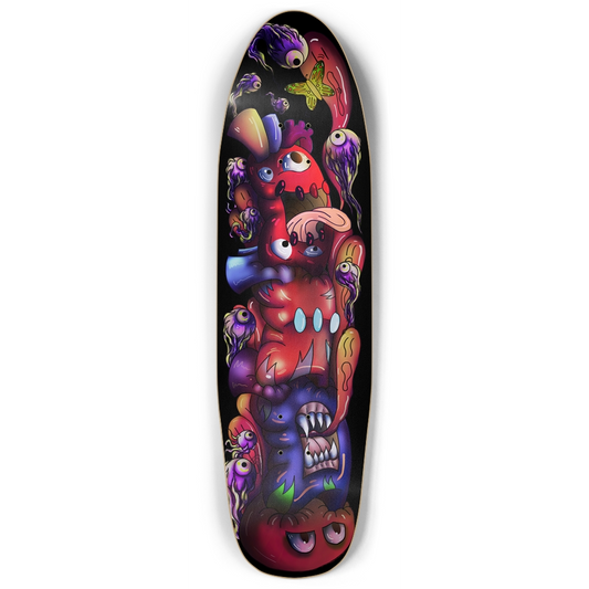 ChaosHeart Totem Punk Nose Skateboard