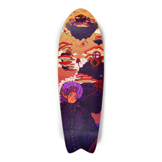 Sky Ray Commander Ultra 3 Fish Tail Skateboard