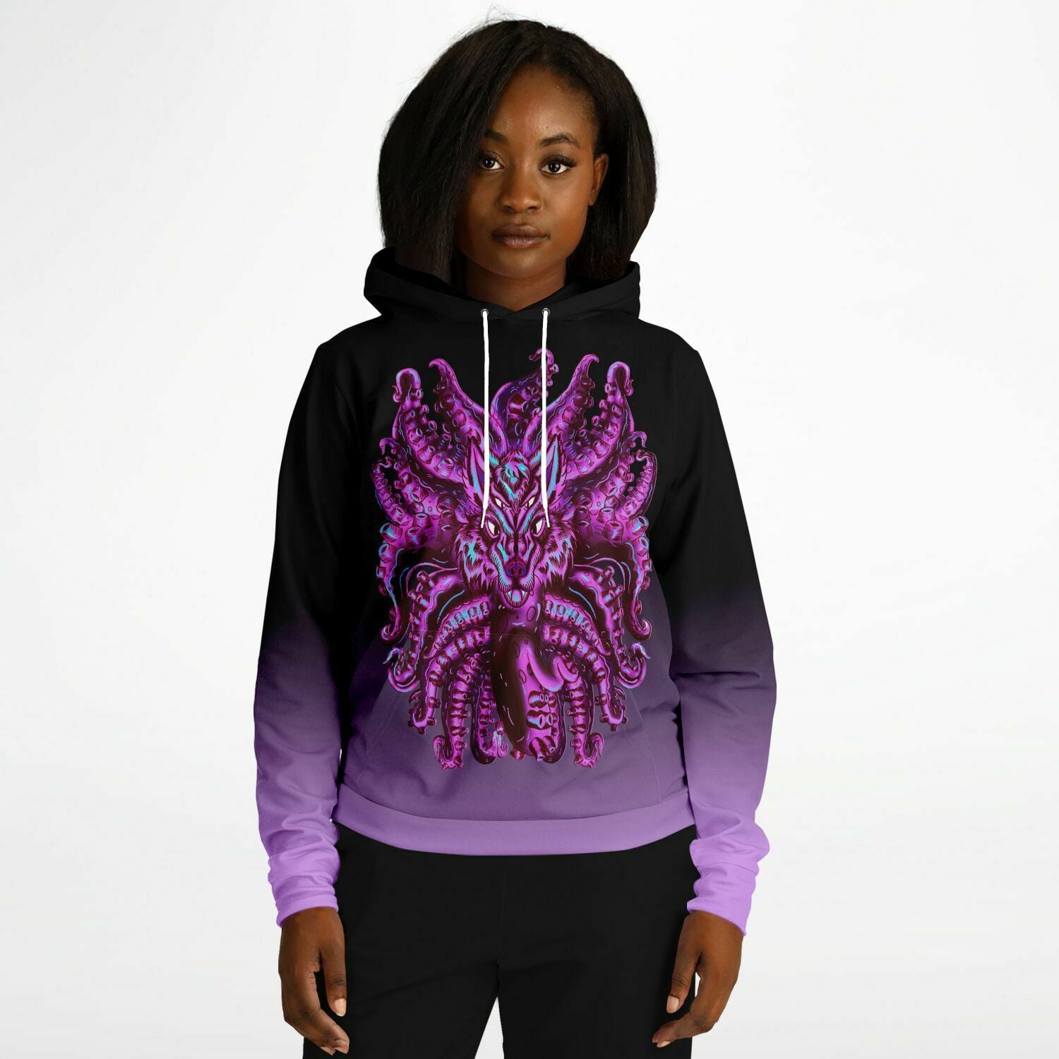 Cotton Candy Wolf Tulu Athletic Hoodie Subliminator