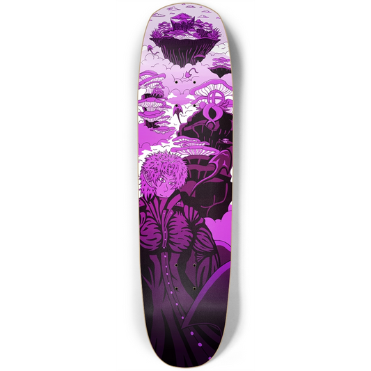 Sky Ray Commander Violet Square Nose Skateboard