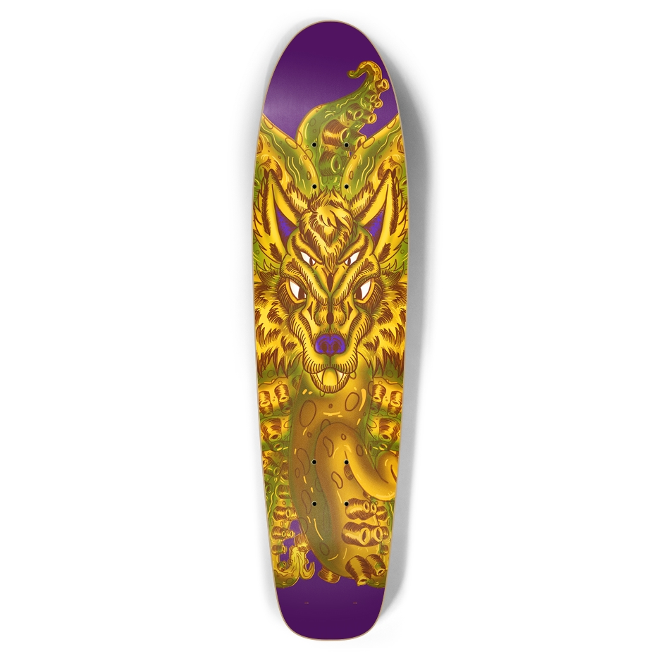 Golden Wolf Tulu Bottle Tail Skateboard