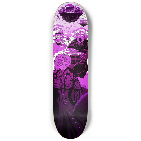 Sky Ray Commander Violet 8.25" Skateboard