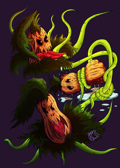 Pumpkin Gremvine Giclée Print