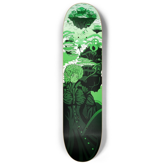 Sky Ray Commander Lime 8" Skateboard