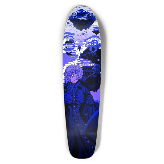 Sky Ray Commander Blue Bottle Tail Skateboard