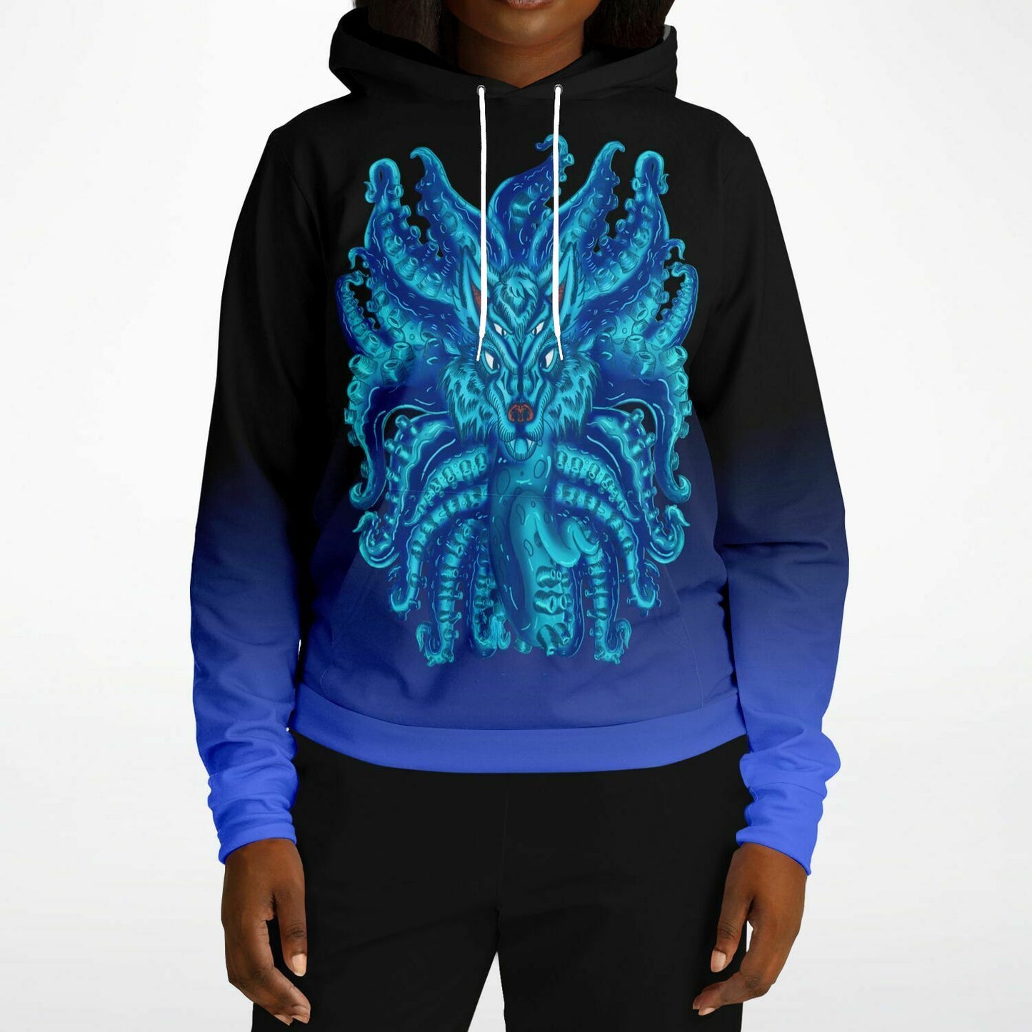 Deep Blue Wolf Tulu Athletic Hoodie Subliminator