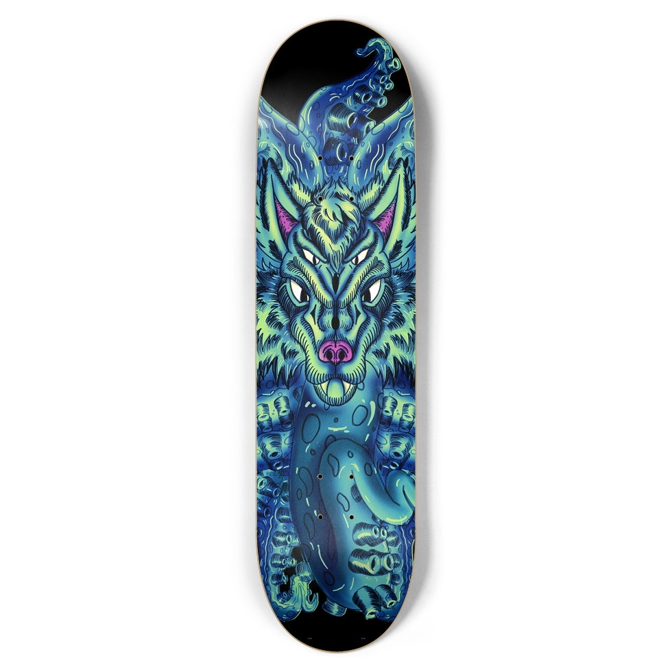 Deep Blue Sea Wolf Tulu "8.5 Skateboard