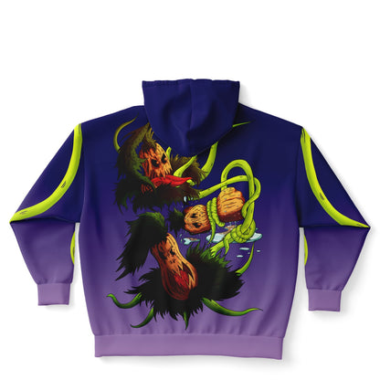 Pumpkin Gremvine Athletic Plus-size Hoodie