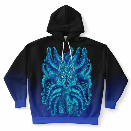 Deep Blue Wolf Tulu Athletic Plus-size Hoodie copy Subliminator