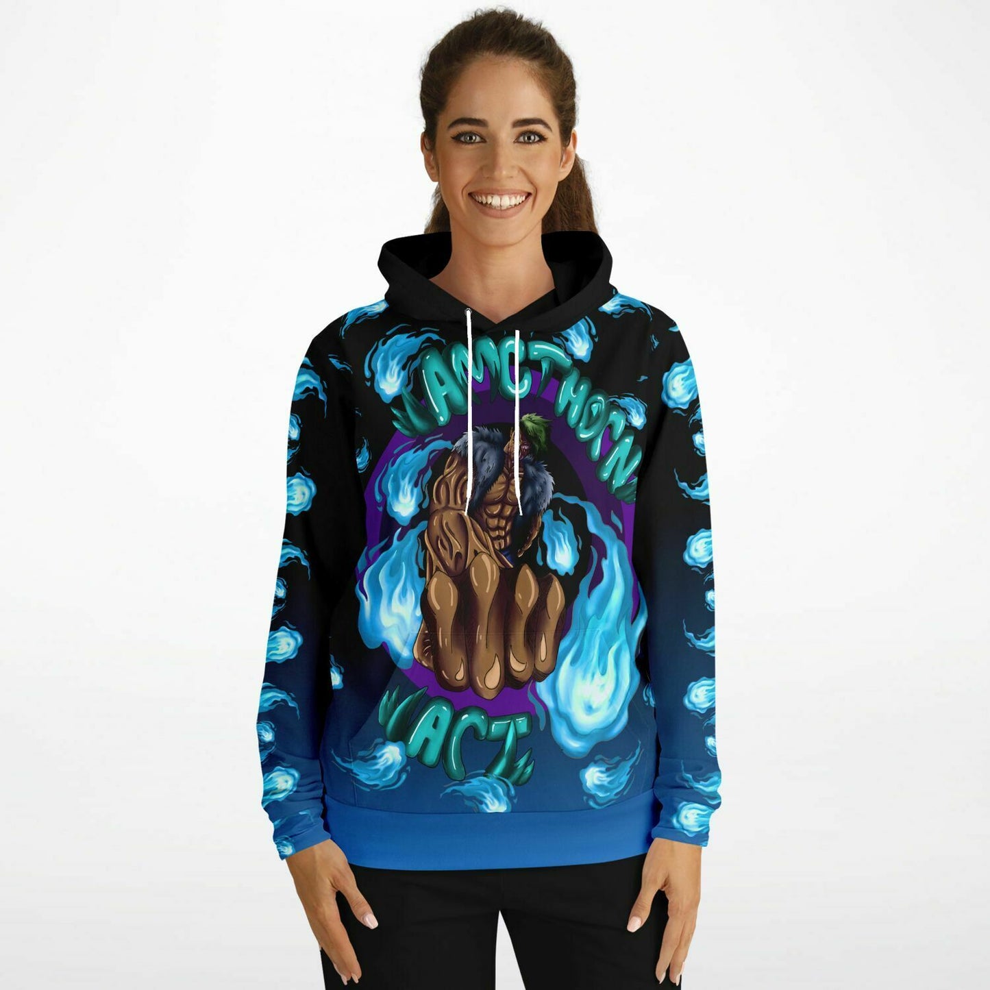 AMCThorn Art Flamesplosion Athletic Hoodie Subliminator