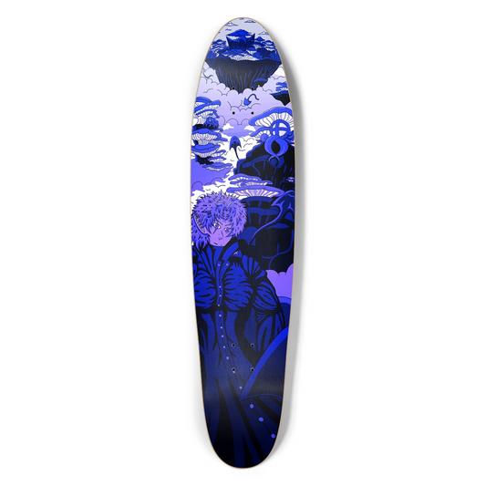 Sky Ray Commander Blue Longboard