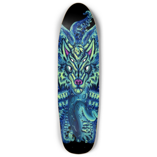 Skateboard Nariz punk Tulu de lobo marino azul profundo