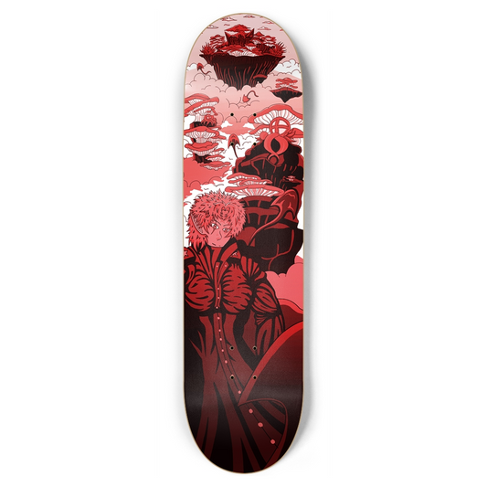 Sky Ray Commander Red 8.75" Skateboard