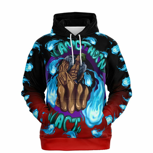 AMCThorn Art Flamesplosion Hoodie with Red Gradient Subliminator