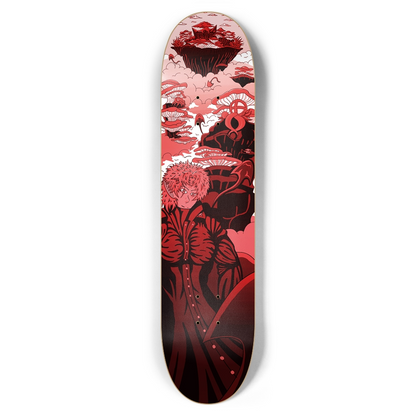 Sky Ray Commander Red 7.62" Skateboard