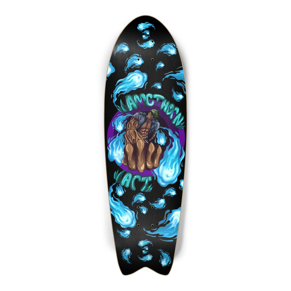 AMCThorn Art Fish Tail Skateboard