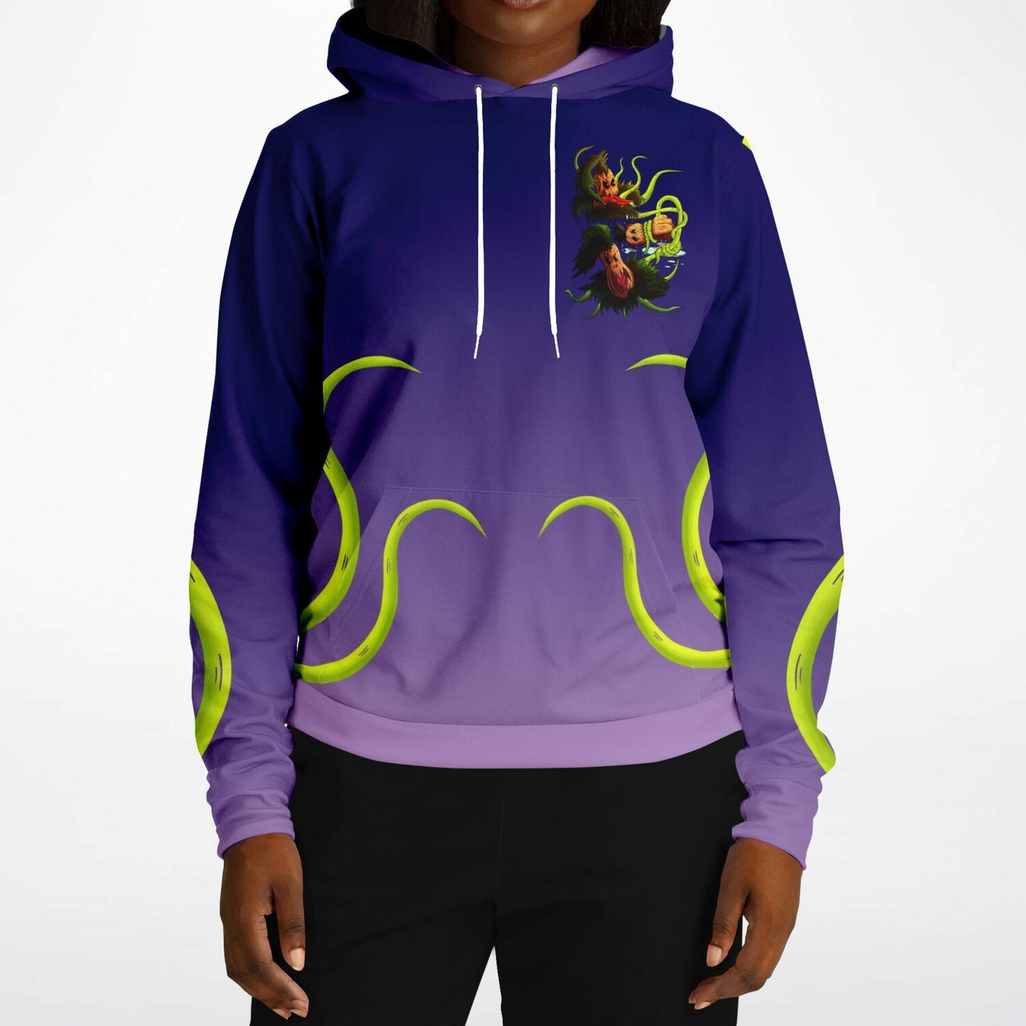 Pumpkin Gremvine Velvet Athletic Hoodie