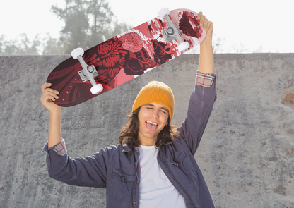 Sky Ray Commander Red 7.75" Skateboard