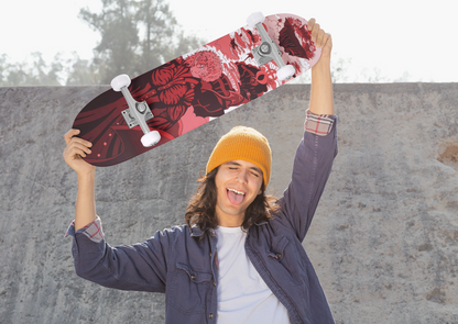 Sky Ray Commander Red 8.25" Skateboard