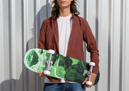 Sky Ray Commander Lime 7.62" Skateboard