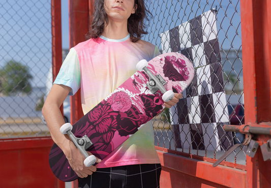 Sky Ray Commander Rose 8.25" Skateboard