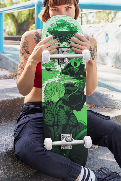 Sky Ray Commander Lime 7.62" Skateboard